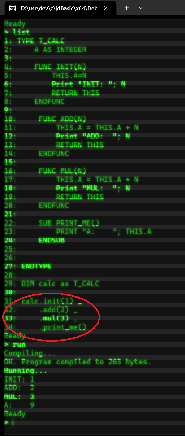 Method Chaining Preview
